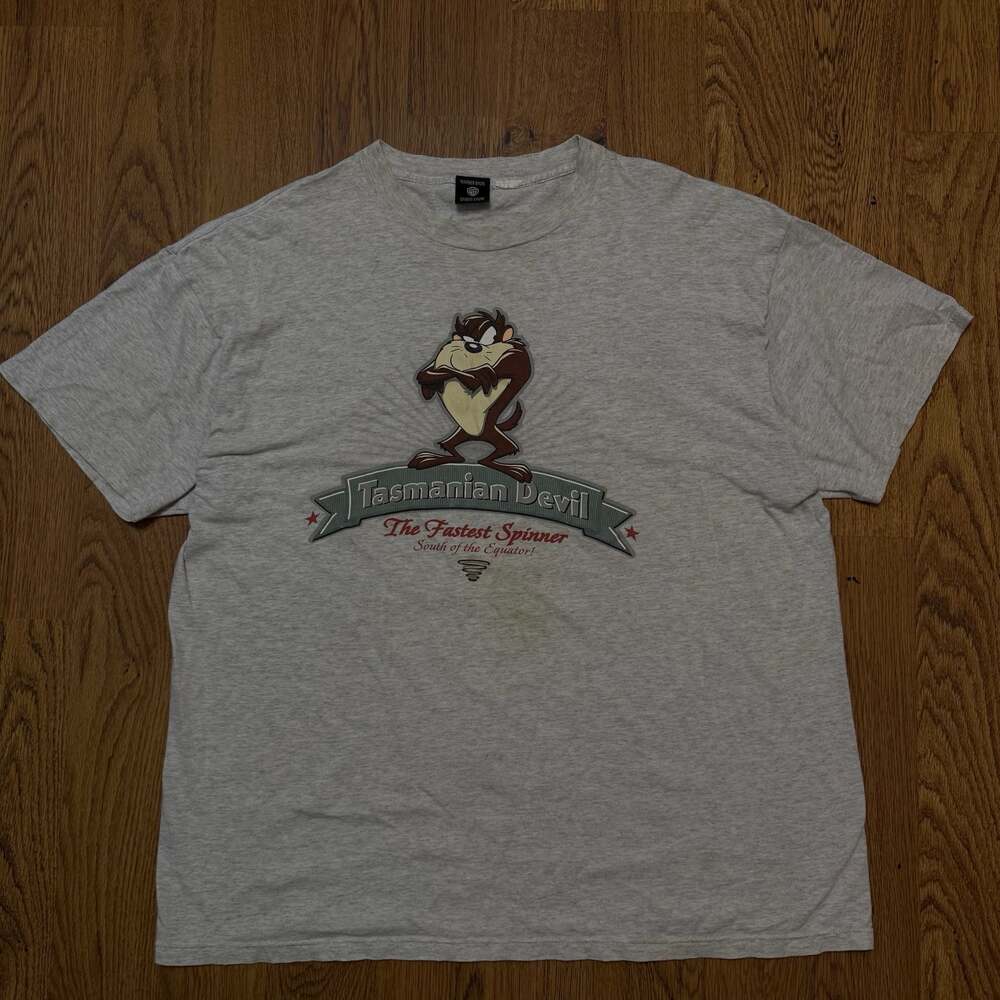 Vintage Warner Bros. Studio Store Tasmanian Devil The Fastest Spinner T-Shirt
